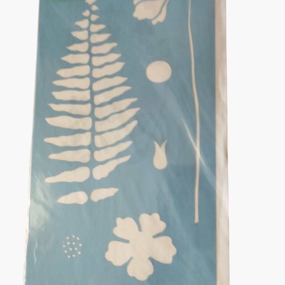 Sandy Aubuchon Stencil Sword Fern Flower Easy Art Productions Free Form SA02